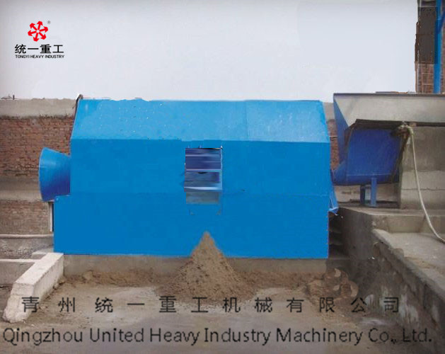 为江西宜黄县老客户翻新老旧立式混凝土回收机